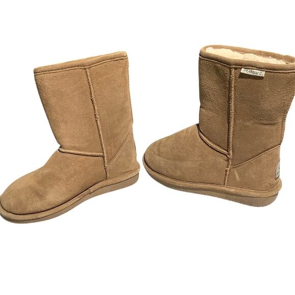 Bearpaw Ella Short Winter Boots Suede Women’s 9 — Cozy, Classic, Cold-Weather - Picture 2 of 6